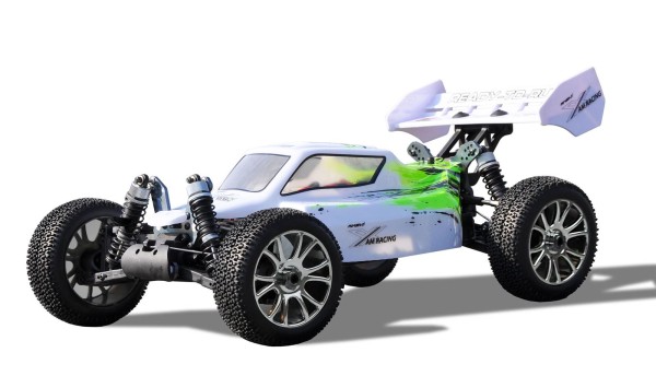 Planet Pro 4WD Buggy RTR 1:8, 2,4GHz, weiß-grün